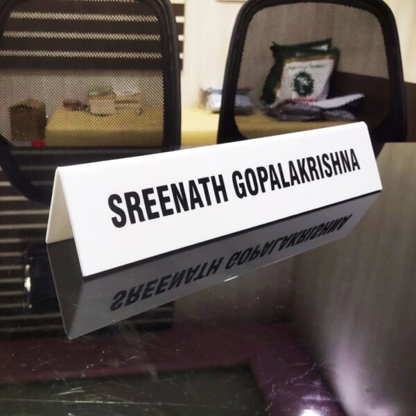 Acrylic Table Top I Custom Size I Double Side I Vinyl