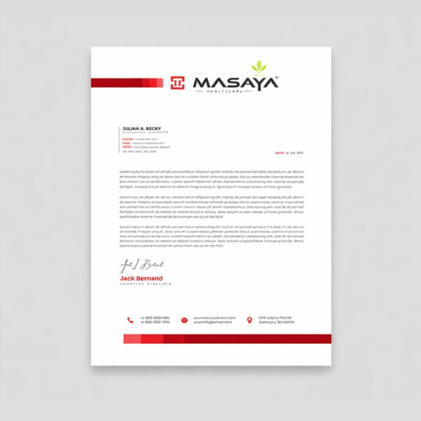 Letterhead Printing | 70 GSM to 120 GSM | Professional Look