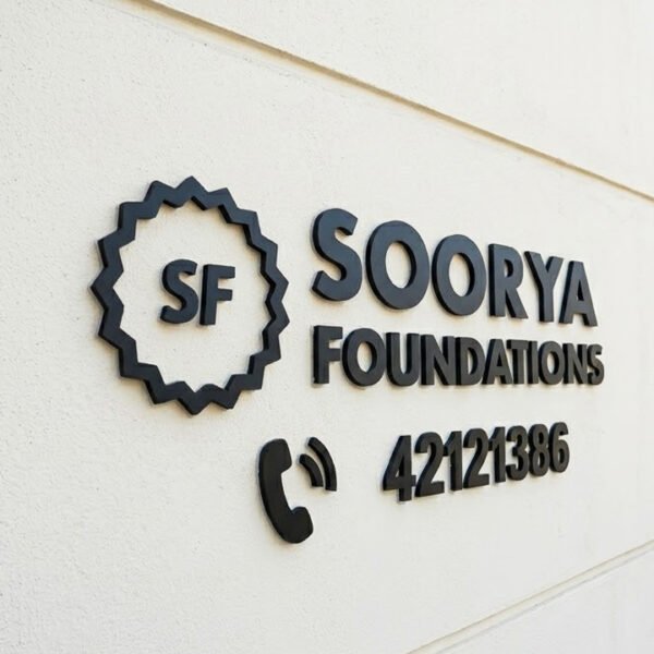 Aluminium Casting Letters | Nonlite | Painted